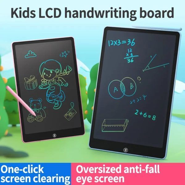 Writing Pad LCD Tablet For Kid Digital Drawing Pad – Erasable Writing Board – Writing Pad (Random Color) View Gallery - Pakistan