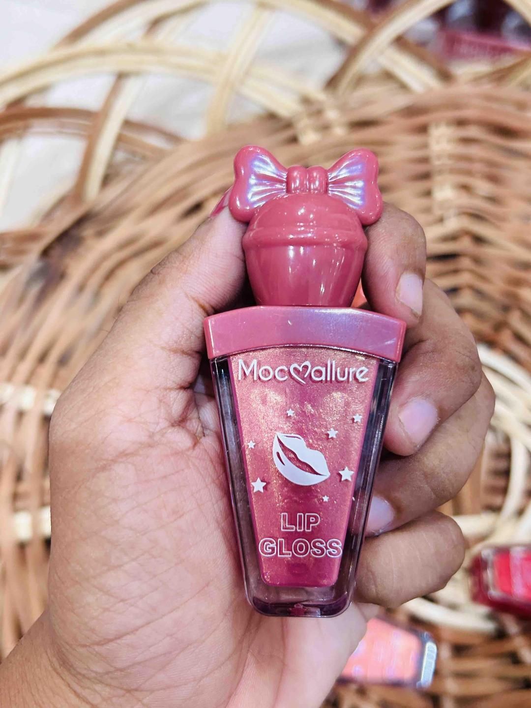 Pack Of 6  Mocallure  Bow Style Cute Lipgloss High Pigment Lipgloss (Random Color) View Gallery - Pakistan