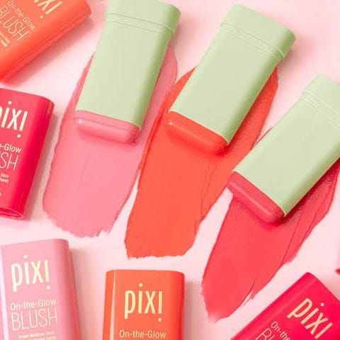 PIXI Blush Stick – Long-Lasting Creamy Blush for Cheeks, Compact On-the-Go Design, Available in Juicy Coral, Fluer Pink &amp; Ruby Fuchsia View Gallery - Pakistan