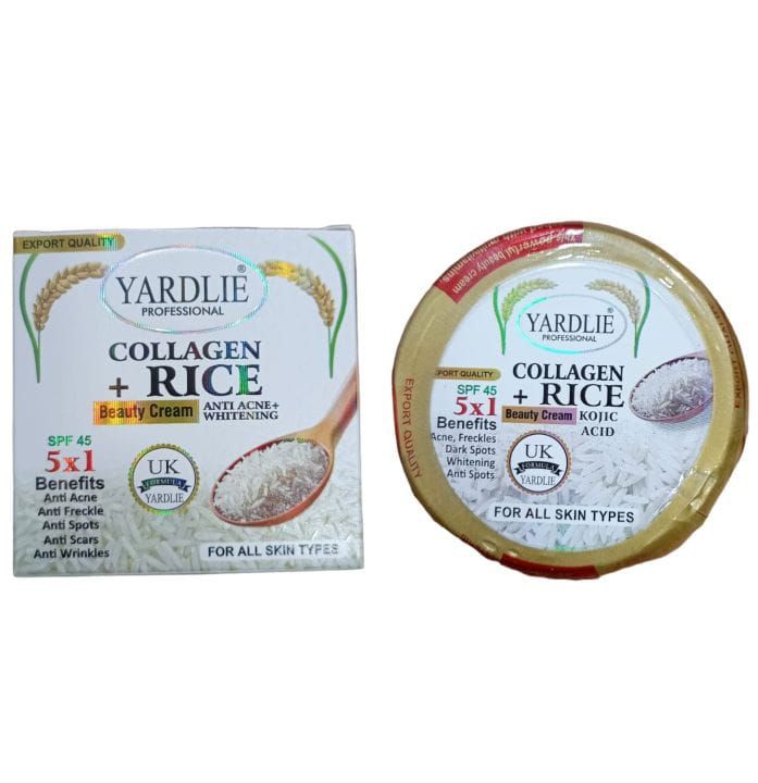 YARDLIE PROFESSIONAL EXPORT QUAL PORT QUALITY SPF 45 COLLAGEN + RICE Beauty Cream KOJIC ACID View Gallery - Pakistan