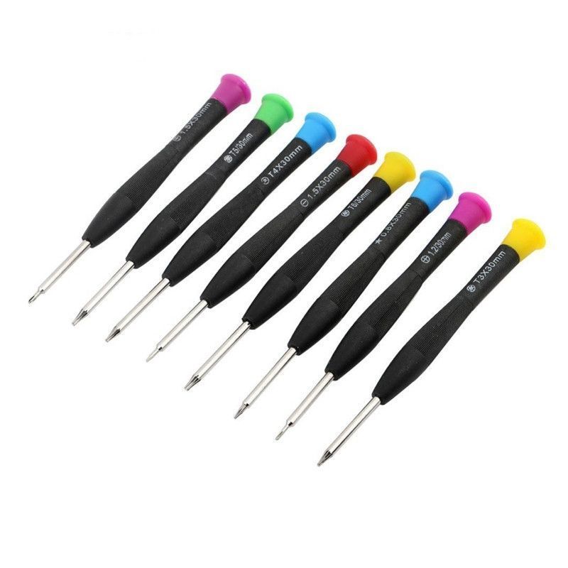 8 in 1 Screwdriver Set for mobile laptops and tablets repairing SH-6308A  (random color) View Gallery - Pakistan