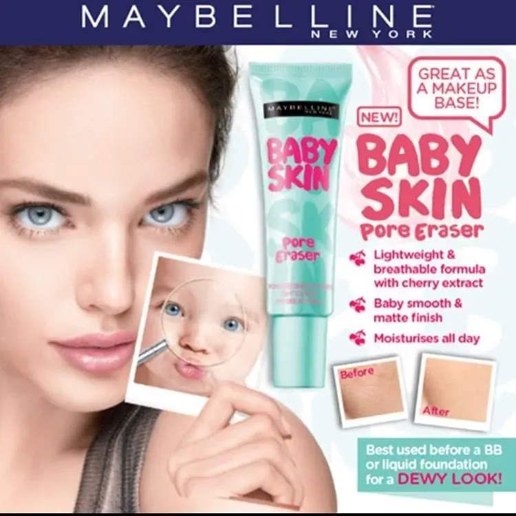 Maybelline Baby Skin Instant Pore Eraser Primer Matte And Poreless Primer, 30 Ml View Gallery - Pakistan