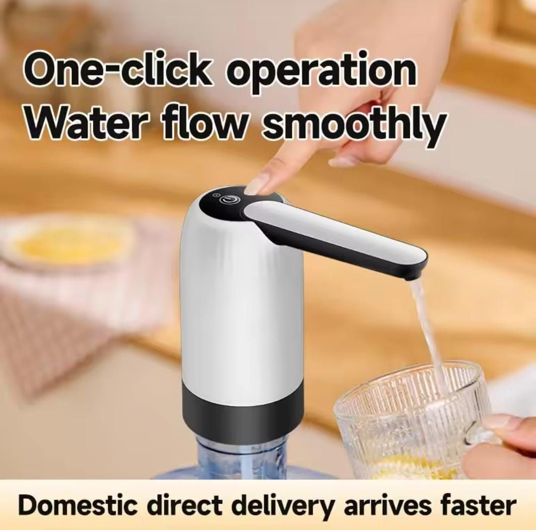 Drinking Water Bottle Pump Automatic Drinking Water Pump Mini Portable Household Water Dispenser USB One Click Drinking Water View Gallery - Pakistan
