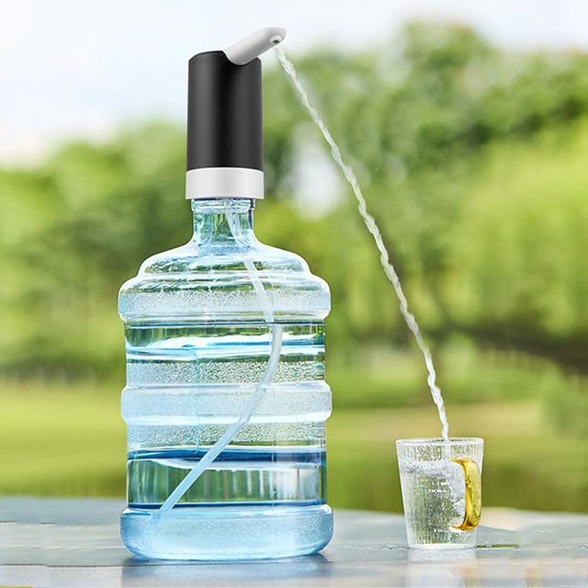 Drinking Water Bottle Pump Automatic Drinking Water Pump Mini Portable Household Water Dispenser USB One Click Drinking Water View Gallery - Pakistan