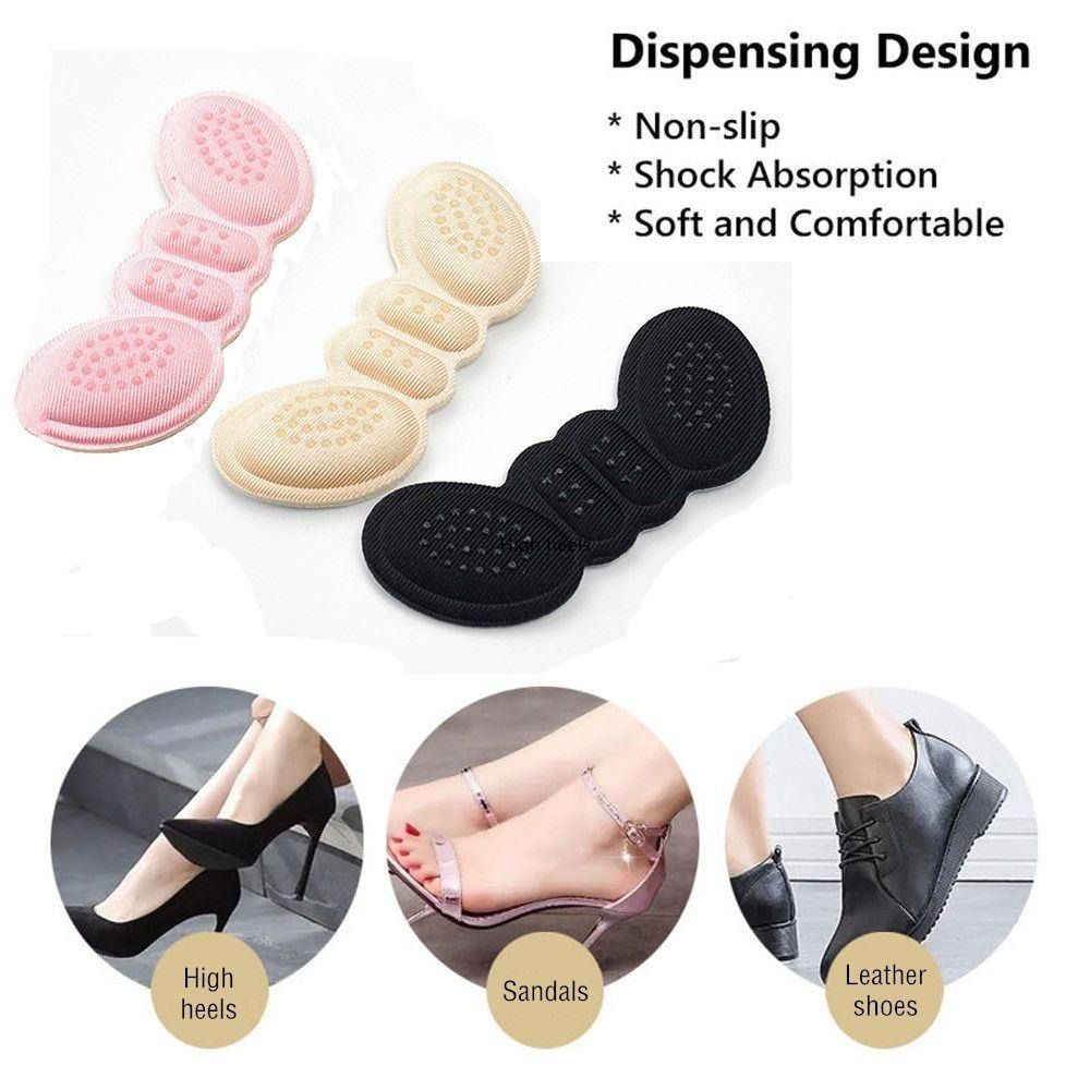 6 Pcs Women Insoles for Shoes High Heel Pad (random color) View Gallery - Pakistan