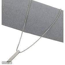 Pack Of 2  Boys Bar Necklace Materials Stainless Steel View Gallery - Pakistan