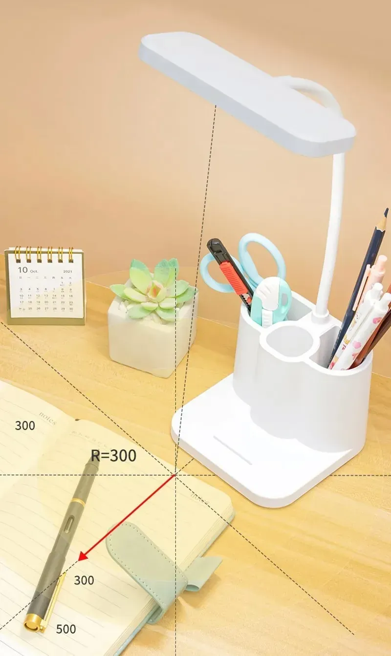 LED Learning Dormitory Bedroom Bedside Reading Night Light Table Lamp (qp-2209-B) View Gallery - Pakistan