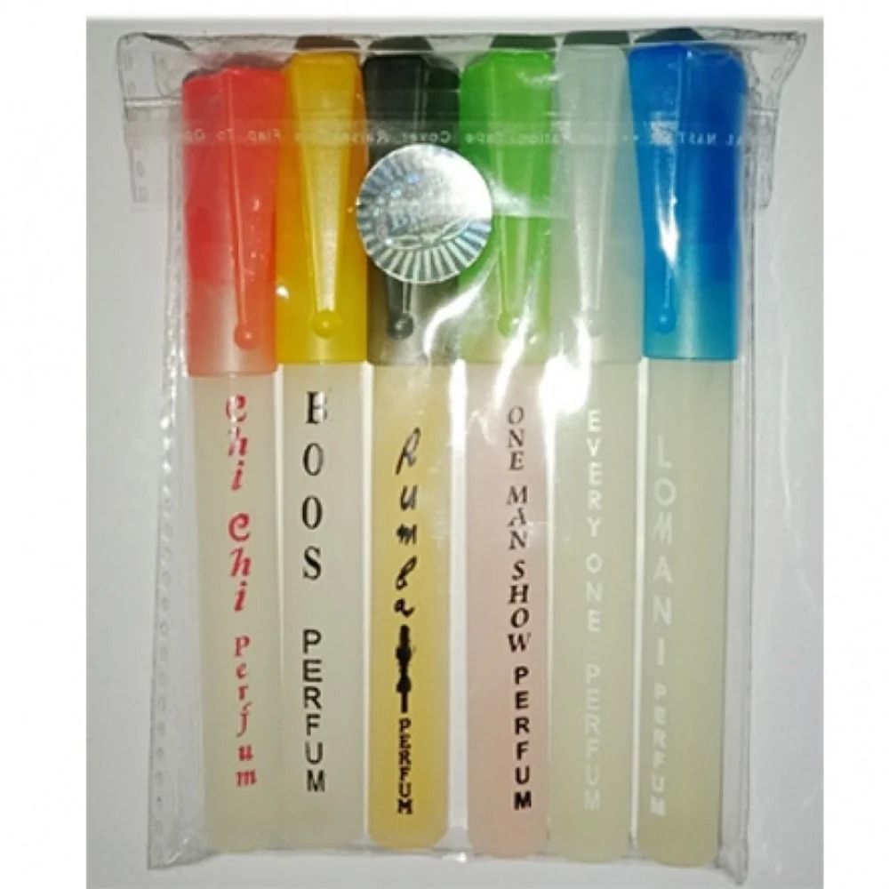 Set of 6 different Fragrances Pocket Sized Perfumes For Women- 8ml Each View Gallery - Pakistan