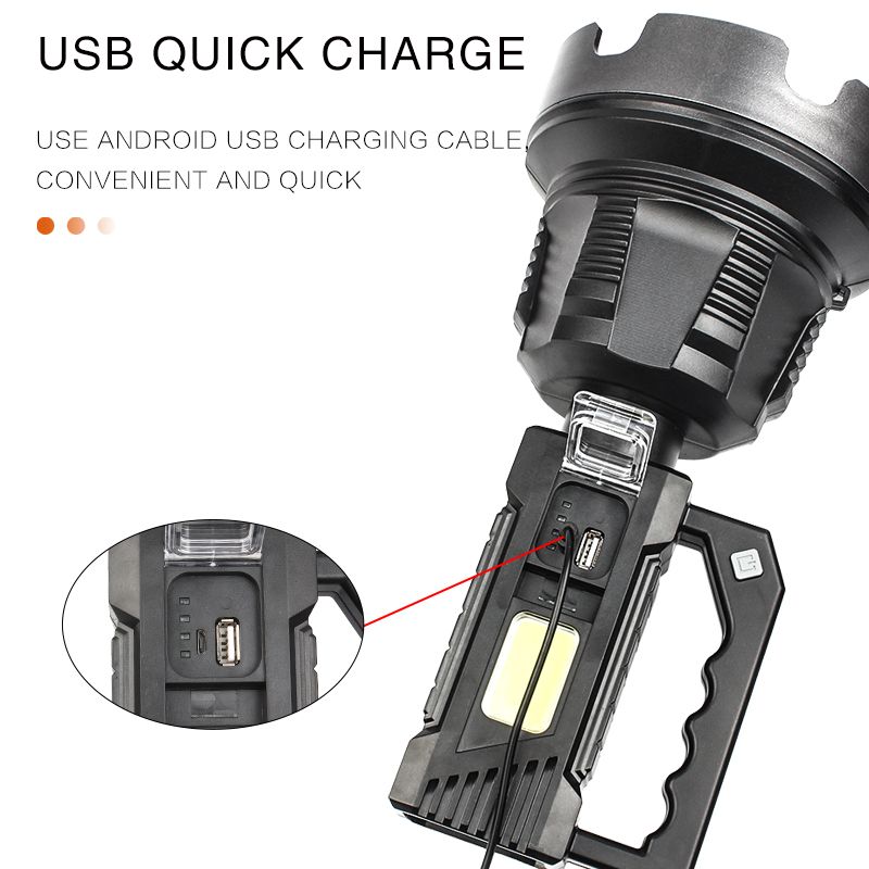 CB T-200 Сова USB Rechargeable Portable Torch/Emergency Light /Compact and Versatile Lighting Solution View Gallery - Pakistan