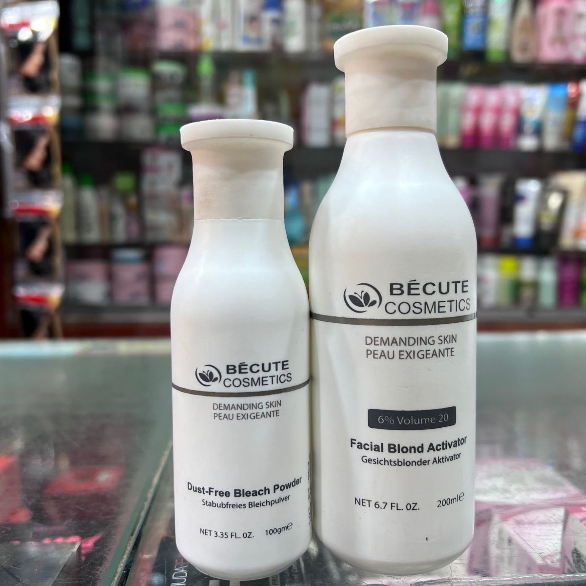 Becute skin polish set - Becute Bleach Powder &amp; Facial Blonde Activator (200ml) View Gallery - Pakistan