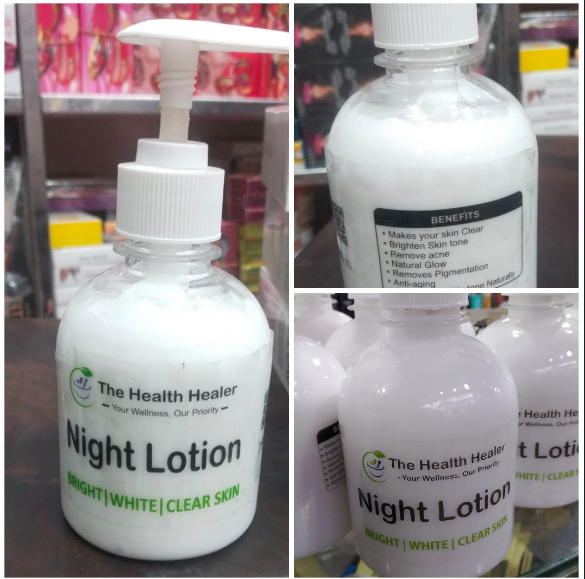 The Health Healer Night Lotion BRIGHT WHITE CLEAR SKIN (240ml)