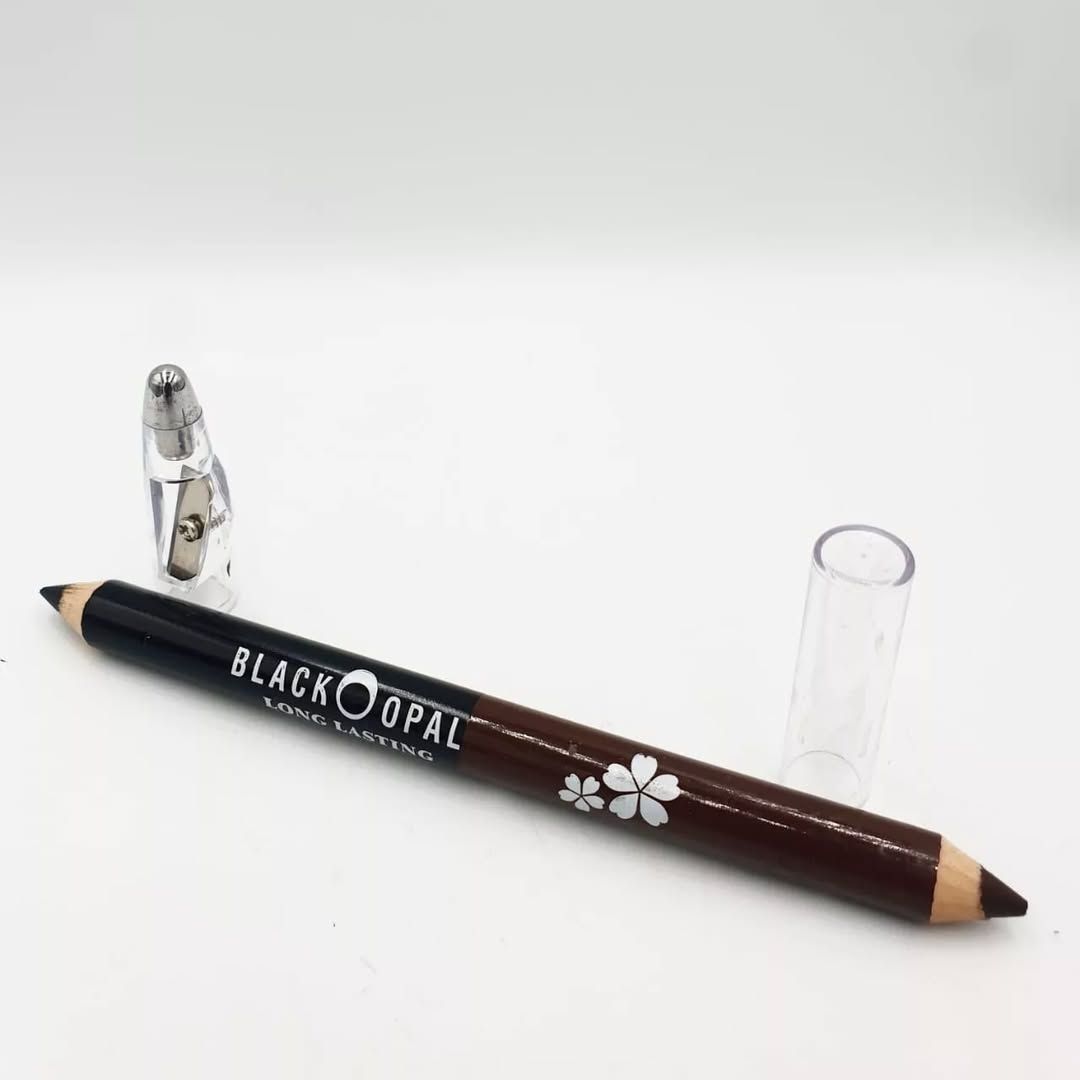 2 in 1  BLK/OPL Eye Pencil With Sharpener, Makeup 2 Colors Cosmetic Beauty Eyebrow Tool( Pack of 12 ) View Gallery - Pakistan