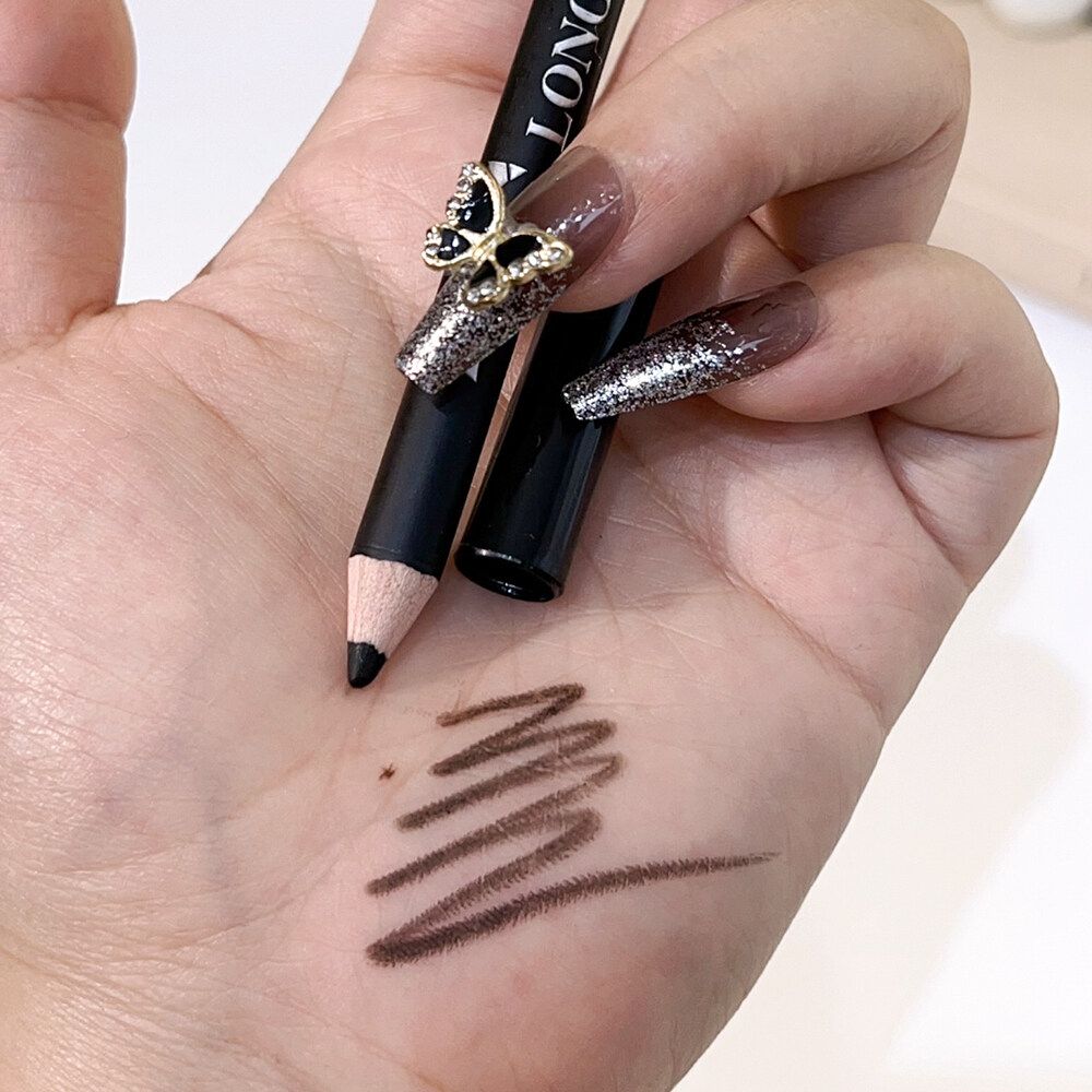 2 in 1  BLK/OPL Eye Pencil With Sharpener, Makeup 2 Colors Cosmetic Beauty Eyebrow Tool( Pack of 12 ) View Gallery - Pakistan