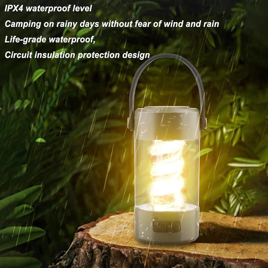 Wireless Speaker Lantern - Bluetoooth Camping RechargeableLight, Outdoor Stereo Lantern | Portable LED Lamp with Wireless Speaker, Waterproof Speaker with Built in Light for Camping Hiking Outdoors View Gallery - Pakistan