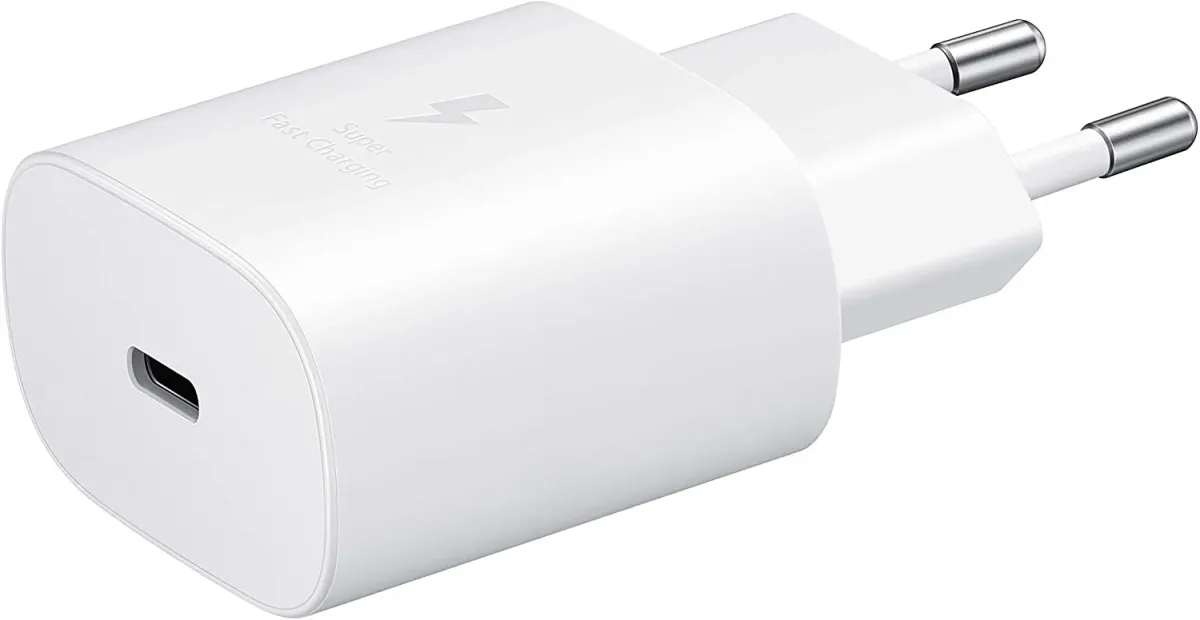 Samsung 25W Charger Without Cable | Super Fast Charging | USB Type C Fast Charger With Box (Random color) View Gallery - Pakistan