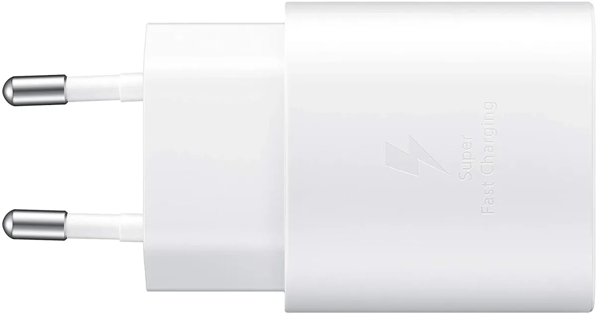 Samsung 25W Charger Without Cable | Super Fast Charging | USB Type C Fast Charger With Box (Random color) View Gallery - Pakistan