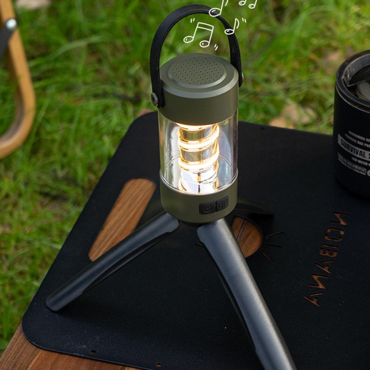 BLUETOOTH SPEAKER CAMPING LIGHTS YD-2312 / Rechargeable Camping Lantern, Waterproof Outdoor Lamp / Fishing Hiking Emergency View Gallery - Pakistan