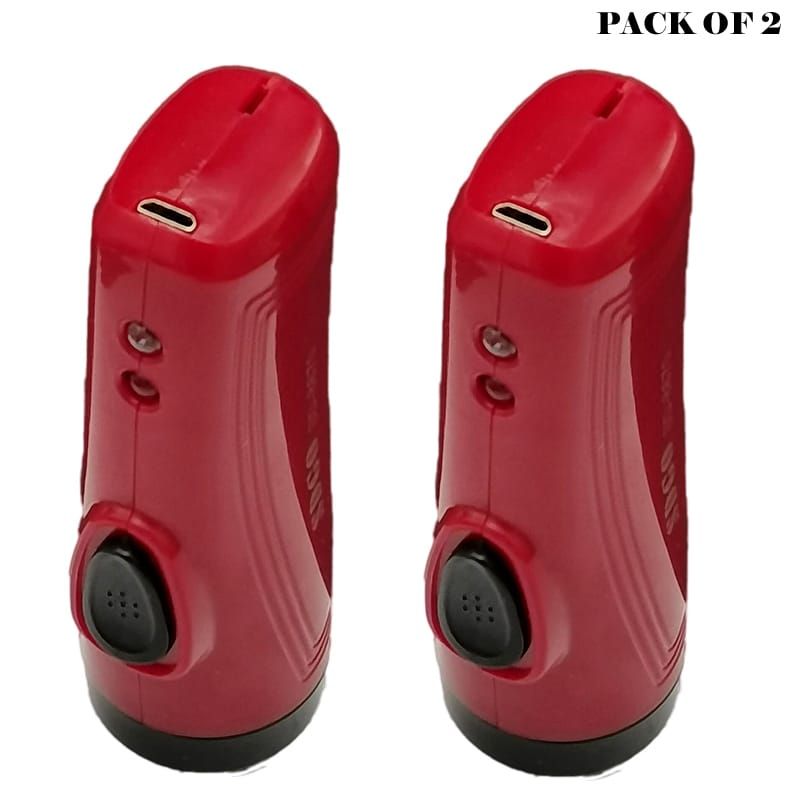 Pack Of 2 Multifunction Portable Super Bright USB Rechargeable Flashlights SD-8670 View Gallery - Pakistan
