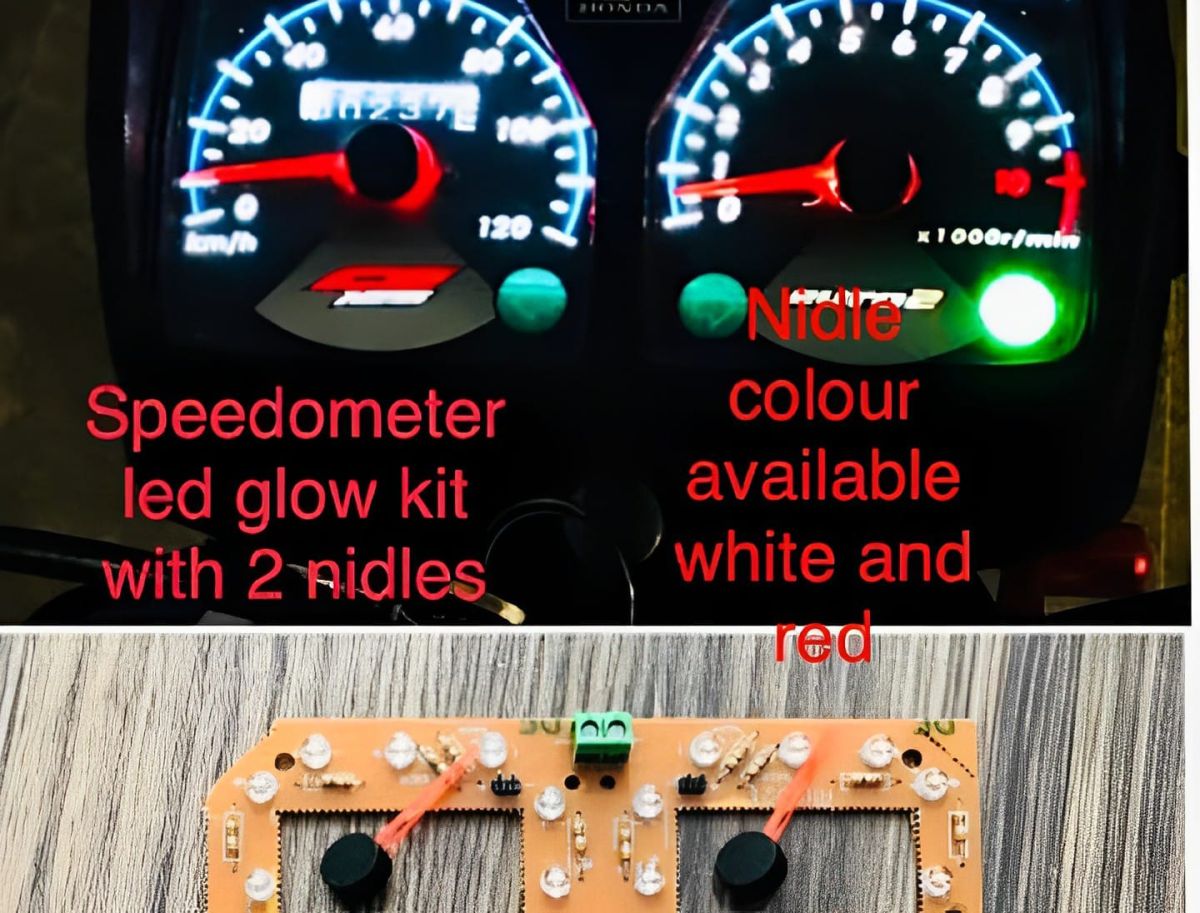 Honda Spedometer Led glow kit with niddle for Honda Cg 125 motorcycle motor bike View Gallery - Pakistan