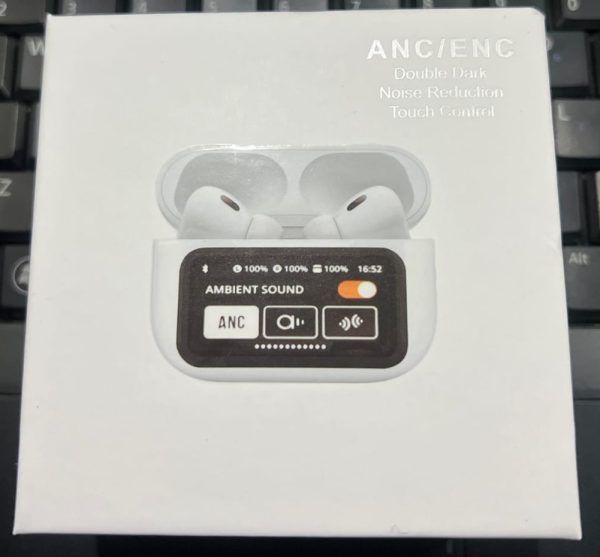 Air A9 Pro Digital Display Case Airpods  / ANC/ENC Touch Screen Wireless Earbuds View Gallery - Pakistan