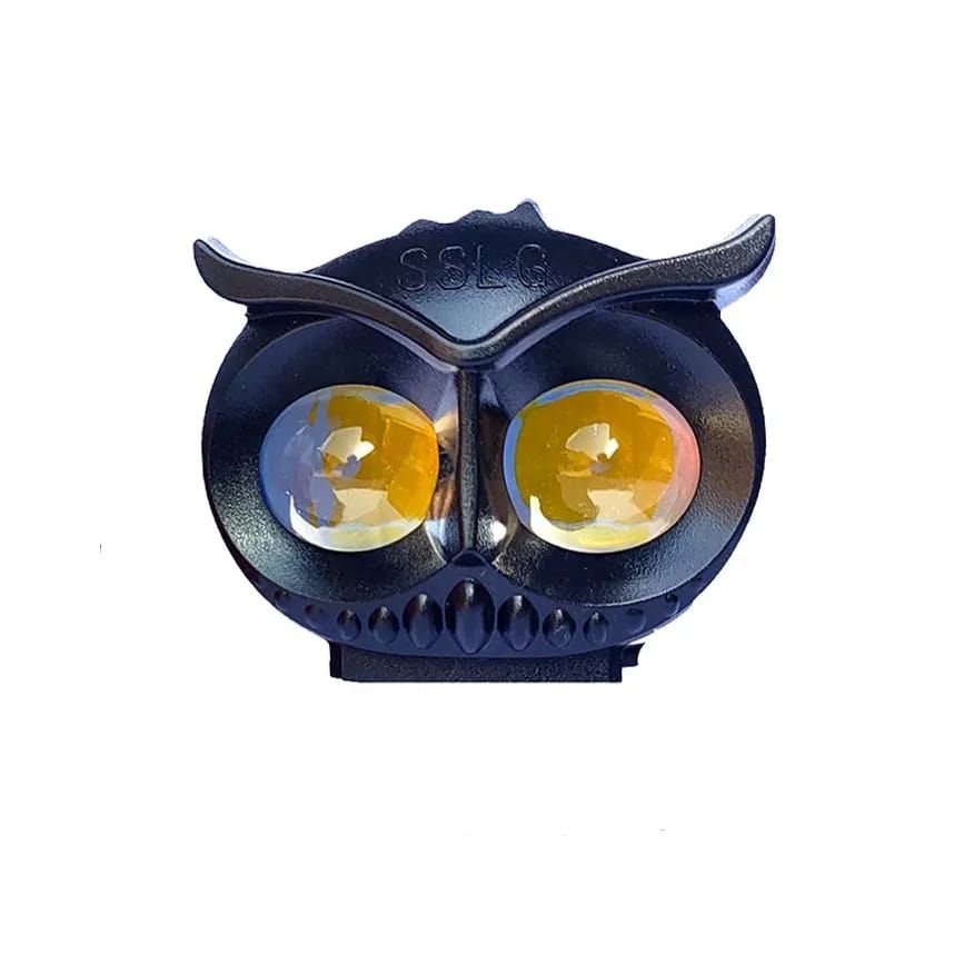 OWL Shape Fog Flash light Low &amp;amp; High Beam Owl Metal Body Spot Light for All Cars And Bikes (1pc)
