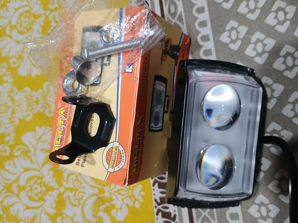 2 Lens Dolphin Projector LED Light for bikers and Cars (1 pc) View Gallery - Pakistan