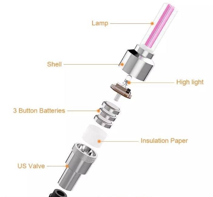 Wheel Light | Led neon light | Led sensor wheel light (2pcs) (Random Color) View Gallery - Pakistan