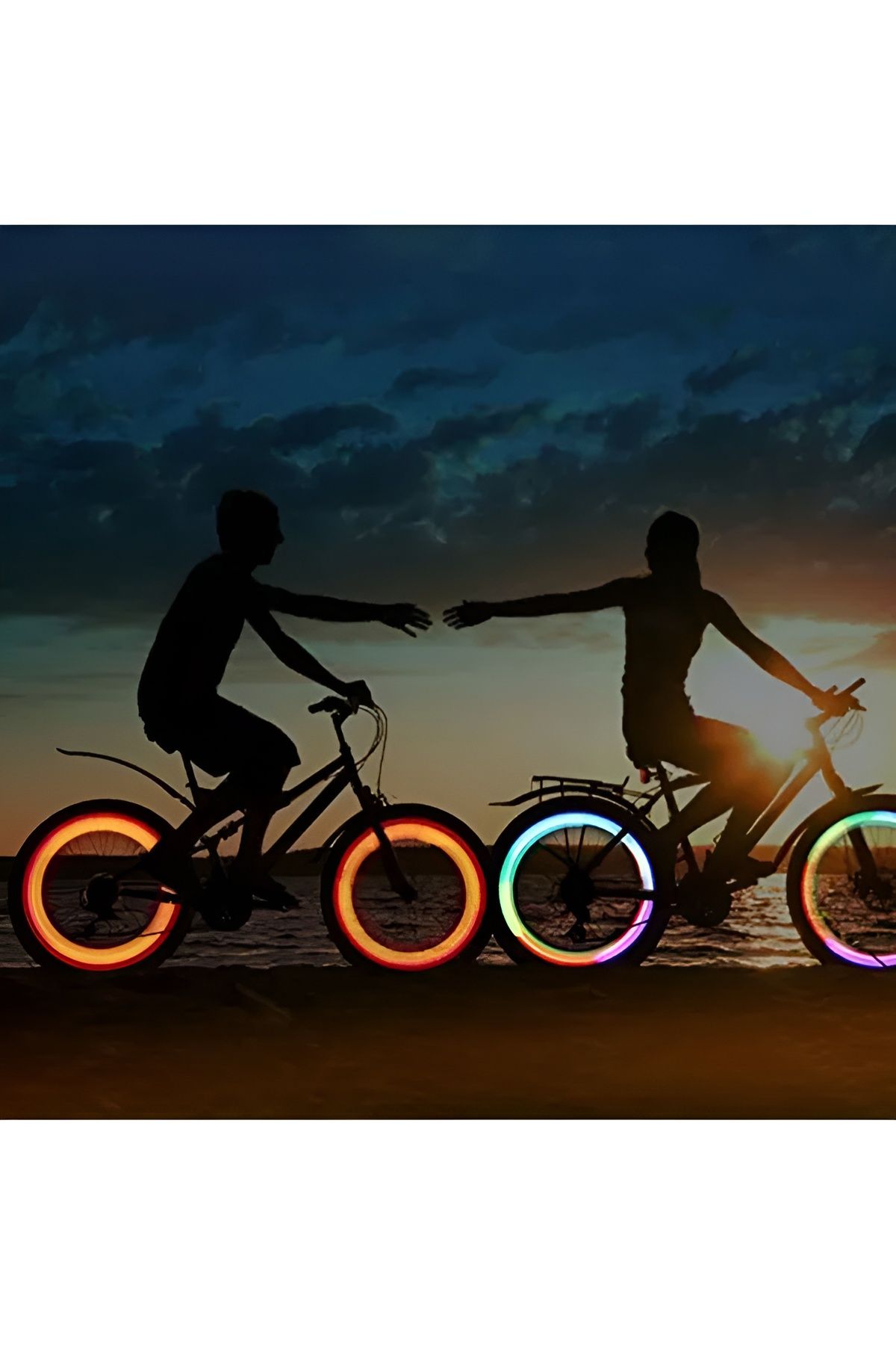 Wheel Light | Led neon light | Led sensor wheel light (2pcs) (Random Color) View Gallery - Pakistan