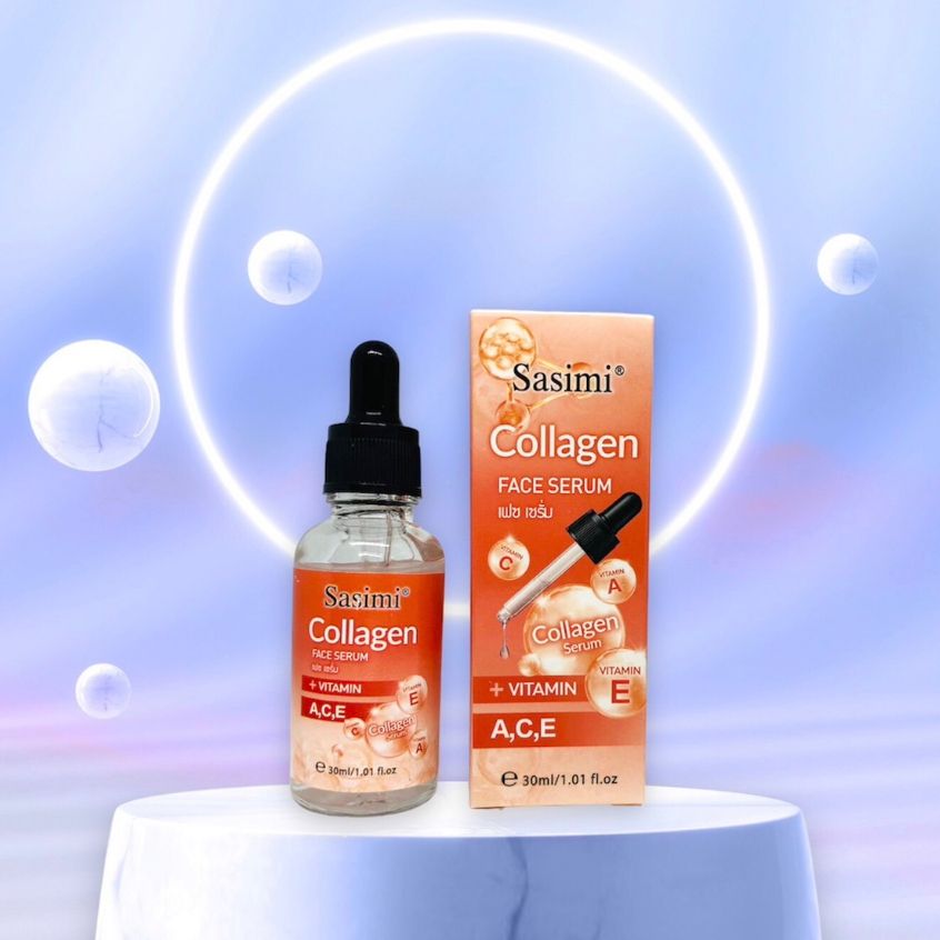 High Quality SASIMI Collagen And Vitamin E Face Serum - 30ml View Gallery - Pakistan