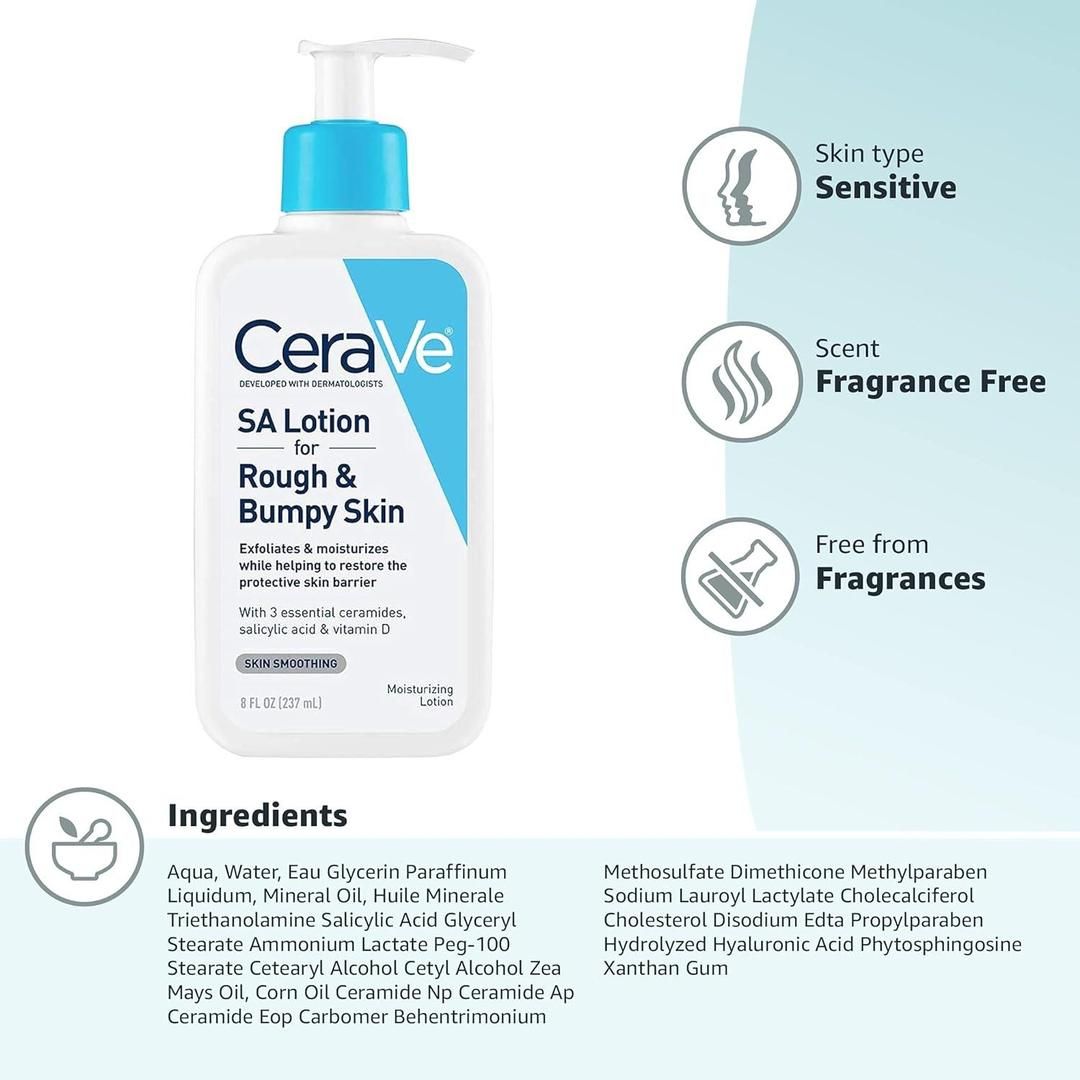CeraVe SA Lotion For Rough and Bumpy Skin for Making it More Hydrated - 237Ml View Gallery - Pakistan