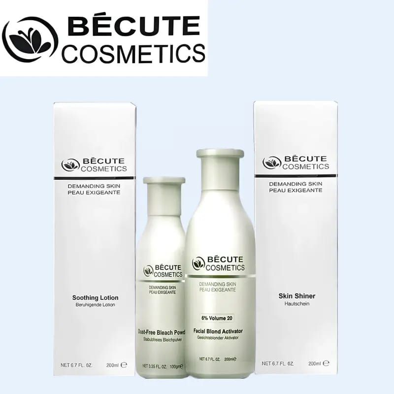 BeCute Whitening &amp; Brightening Skin Polisher With Activator - Volume 20% Activator (200ml) - Dust-Free Blonder (100gm) View Gallery - Pakistan