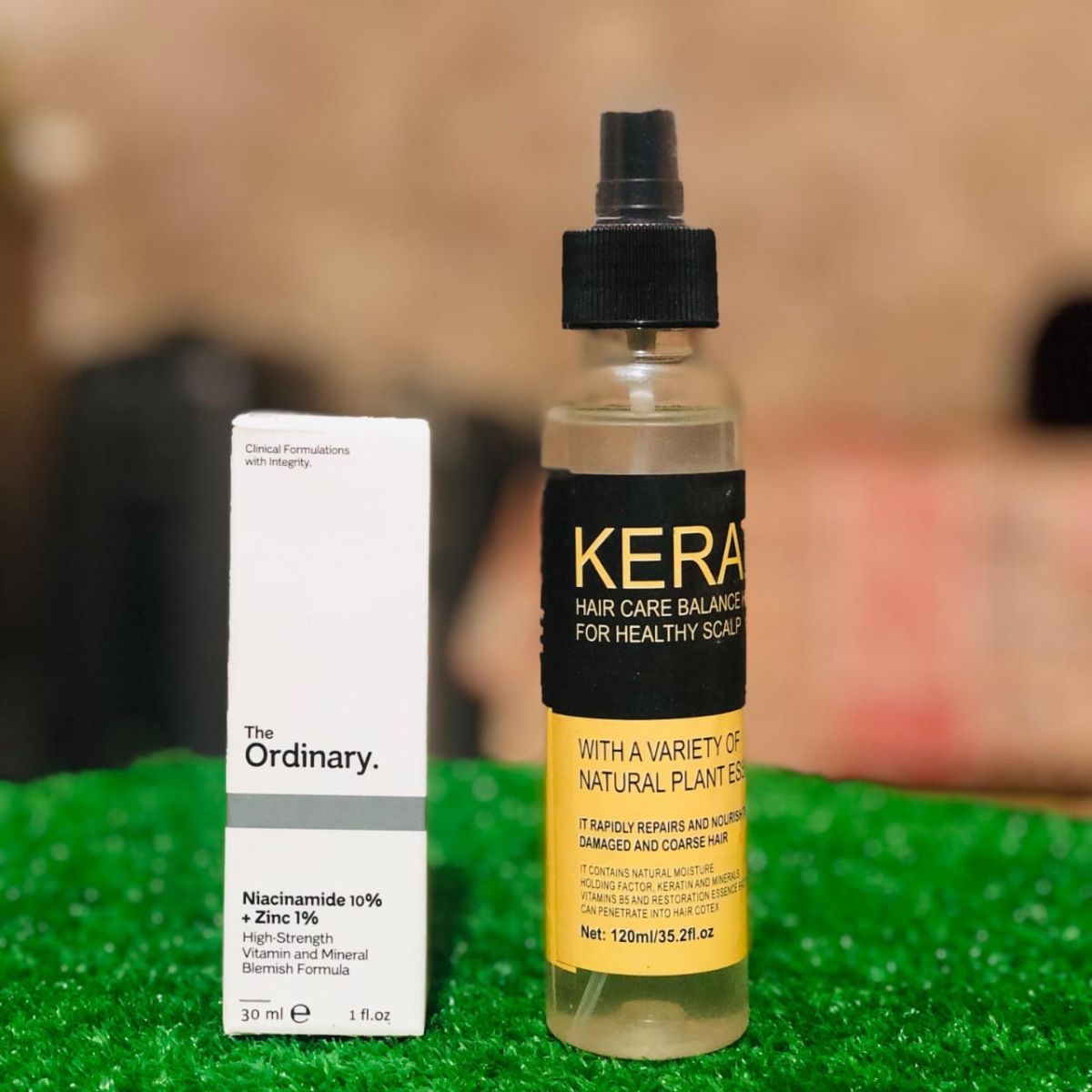 2 in 1 Keratin Hair Serum and Niacinamide Serum Deal View Gallery - Pakistan