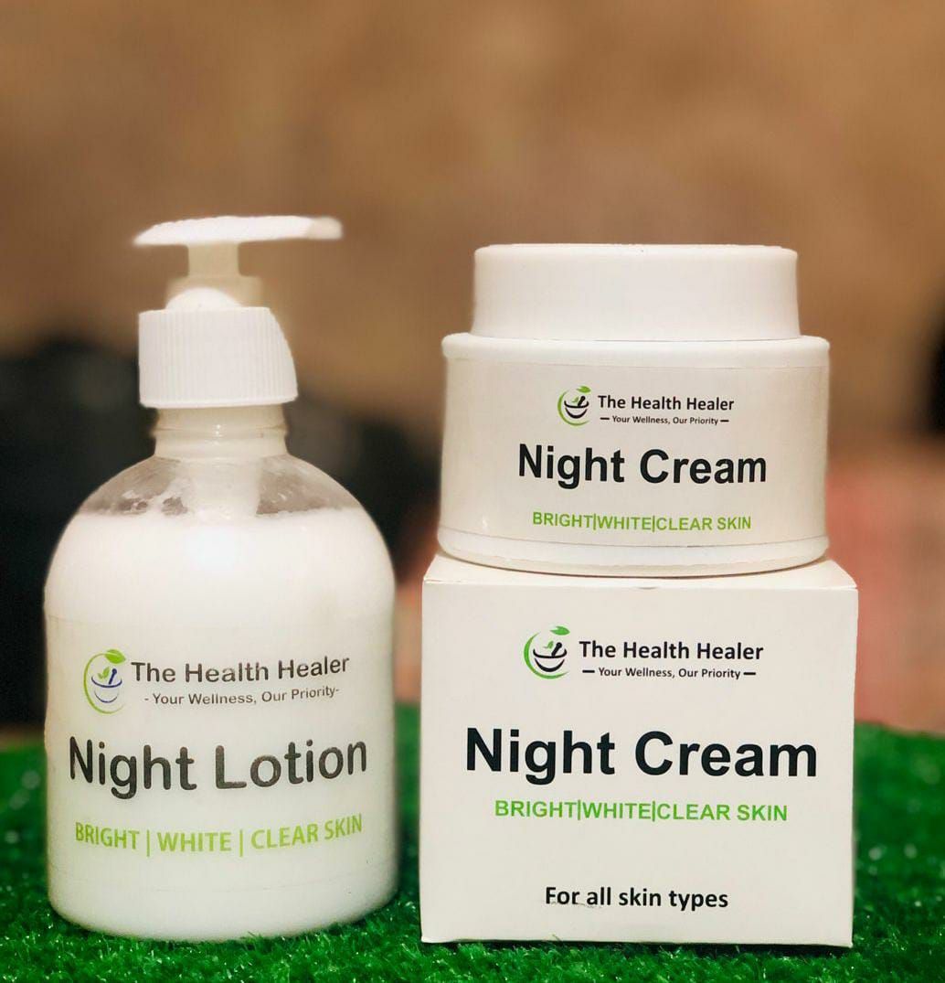 (Pack of 2) Anti Aging Night Cream &amp; Night Lotion Deal View Gallery - Pakistan