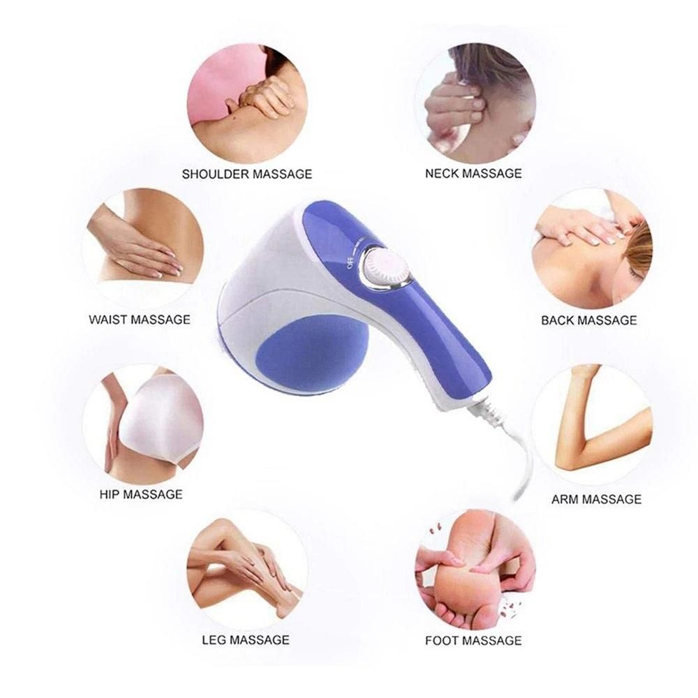 4 in 1 Relax &amp; Spin Tone Vibration Electric Massager  / Electronic Relax and Spin Body Massager with Different Heads View Gallery - Pakistan