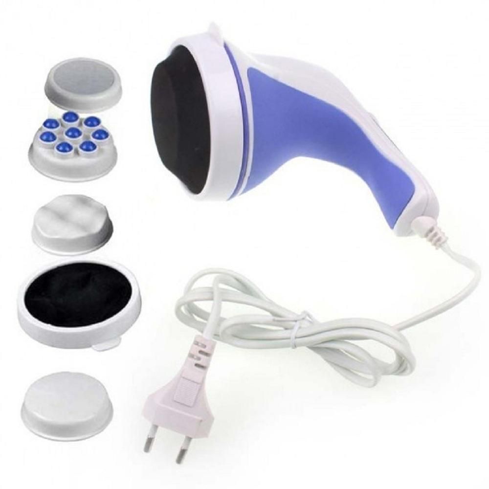 4 in 1 Relax &amp; Spin Tone Vibration Electric Massager  / Electronic Relax and Spin Body Massager with Different Heads View Gallery - Pakistan