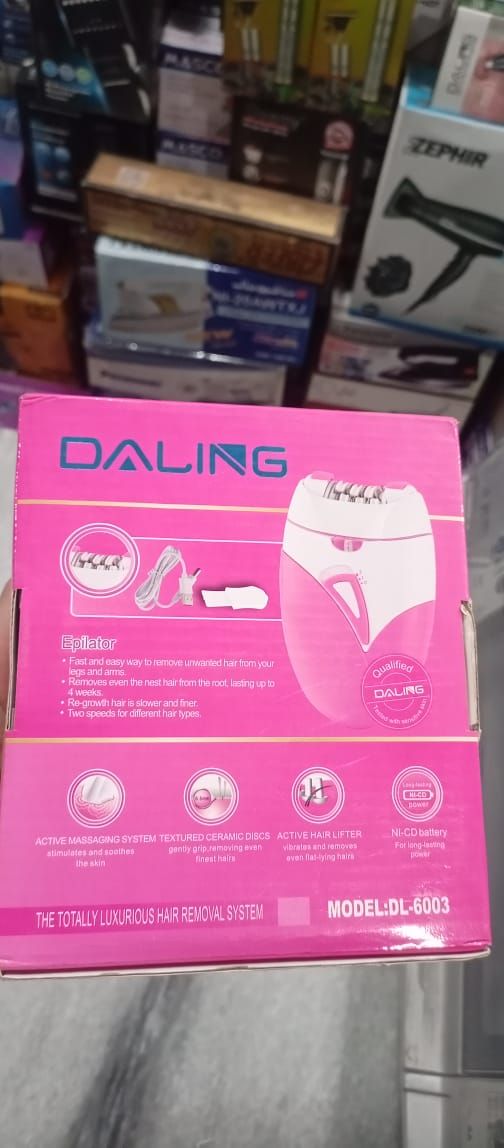 DALING DL-6003 Portable Women Depilation Epilatior Mini Electric Painless Lady' Hair Remover View Gallery - Pakistan