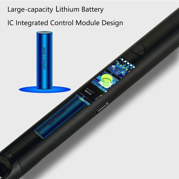 Arc Lighter With Usb Charging | Flameless Windproof | LED Battery Display | Safety Switch | Rotate 360 Degrees(random colors) View Gallery - Pakistan