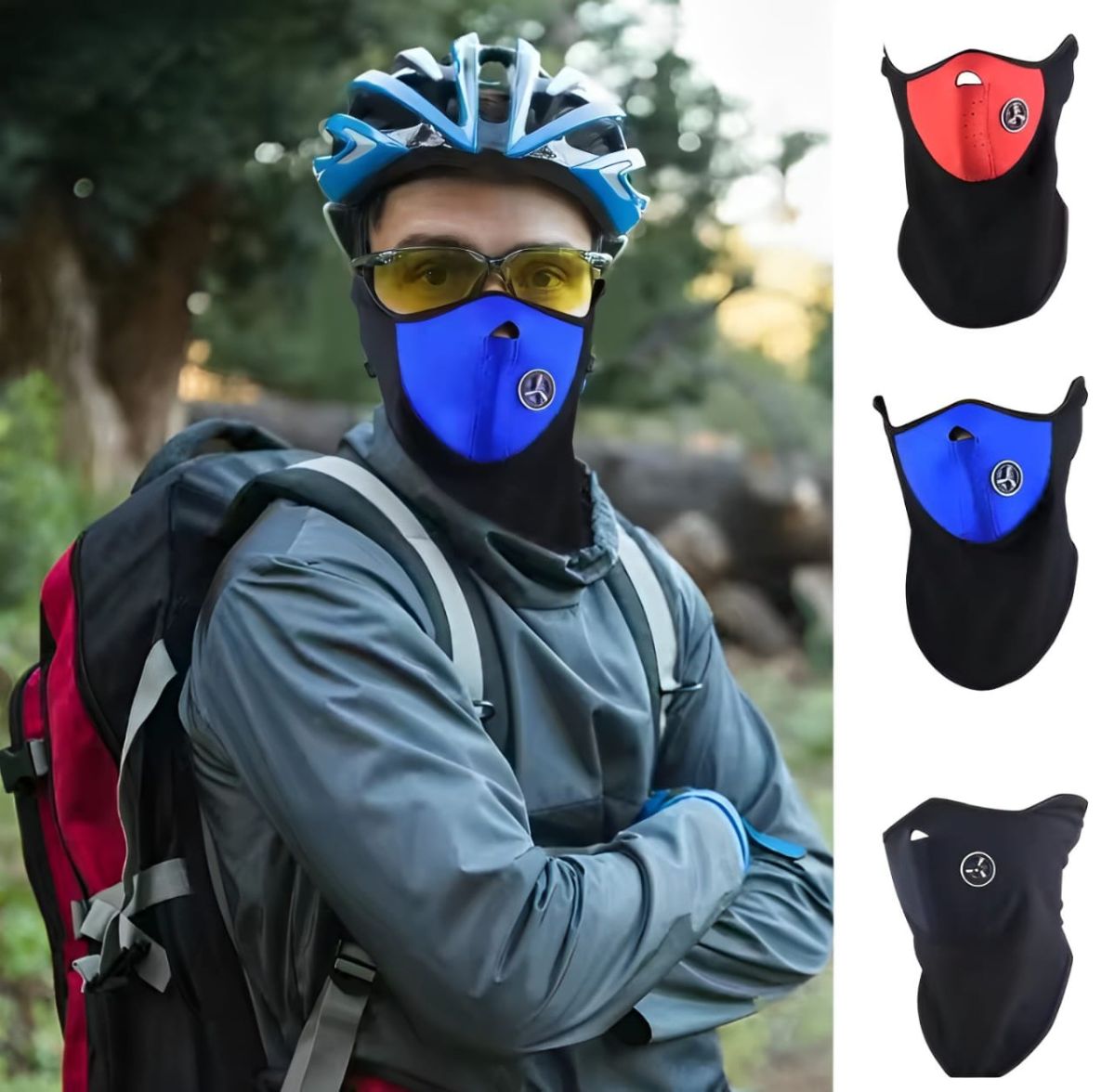Winter Windproof  Bike Mask Half Face Motorcycle Masks for men and women
