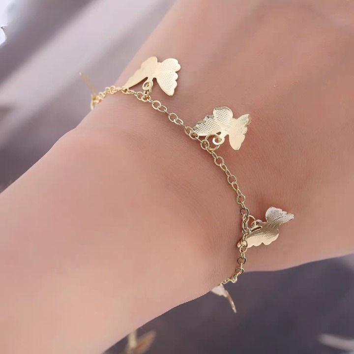 Beautiful Butterfly hand Charm Bracelet\Payal For Girls View Gallery - Pakistan