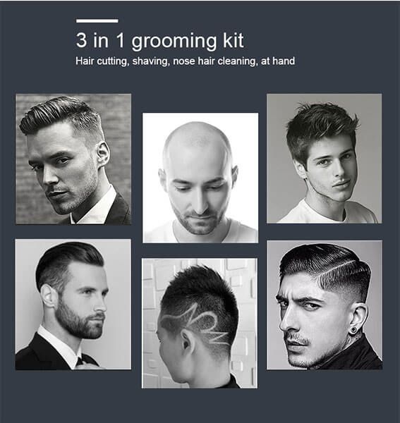 Daling 3 in 1 Multi-Function Purpose Intelligent Anti-Hairpin System Portable(DL-9238) View Gallery - Pakistan