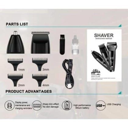 Daling 3 in 1 Multi-Function Purpose Intelligent Anti-Hairpin System Portable(DL-9238) View Gallery - Pakistan