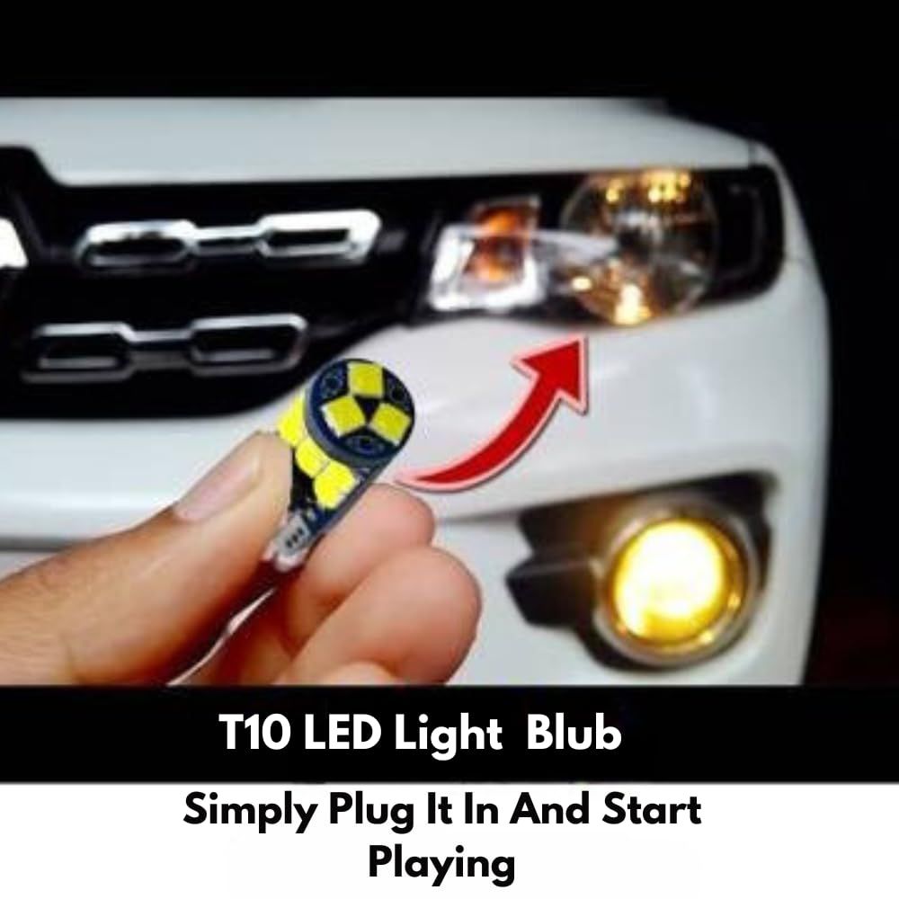Pack of 2 pcs  Car parking light flasher led 12v Led Segments Universal for Bike and Cars View Gallery - Pakistan