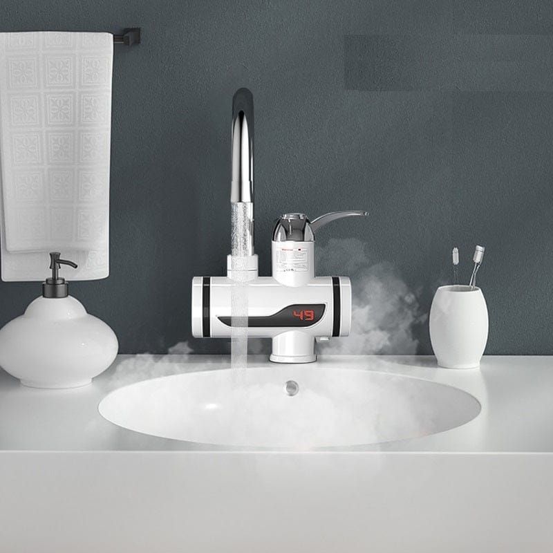 Hot Water Tap Instant Heating Electric Water Heater Faucet With Digital Display And Shower Head For Kitchen And Bathroom (Without Shower) View Gallery - Pakistan