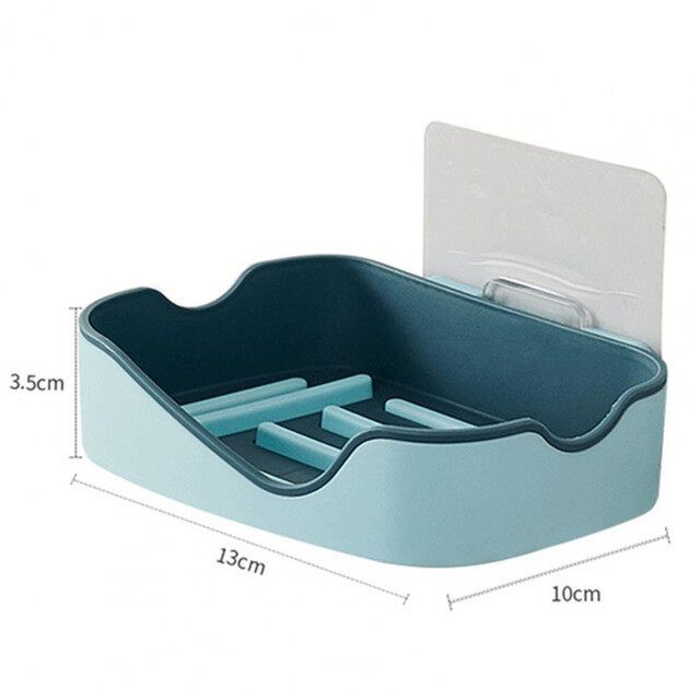 Wall Mounted Soap Dish Holder For Bathroom | Wall Mounted Soap Bar, Holder Rack For Shower Wall, Kitchen, Bathroom (Random Color) View Gallery - Pakistan