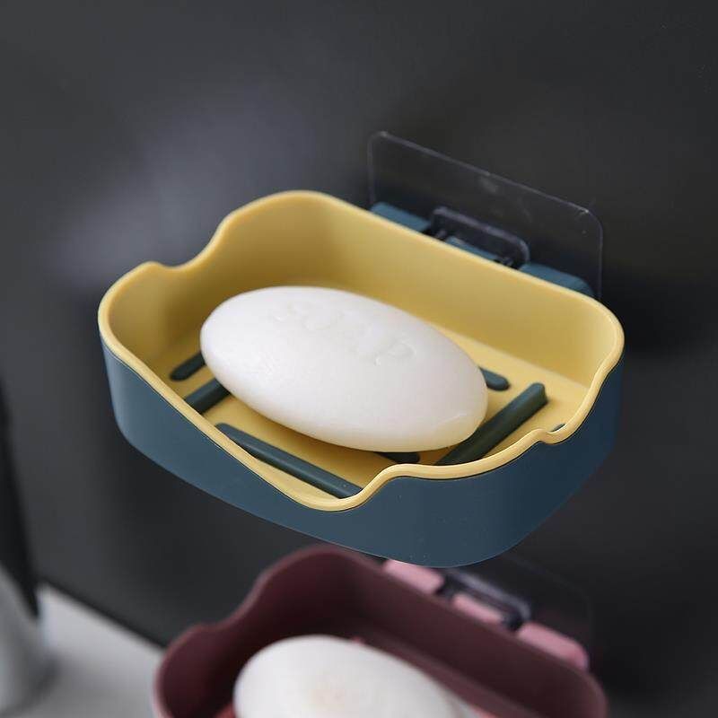 Wall Mounted Soap Dish Holder For Bathroom | Wall Mounted Soap Bar, Holder Rack For Shower Wall, Kitchen, Bathroom (Random Color) View Gallery - Pakistan