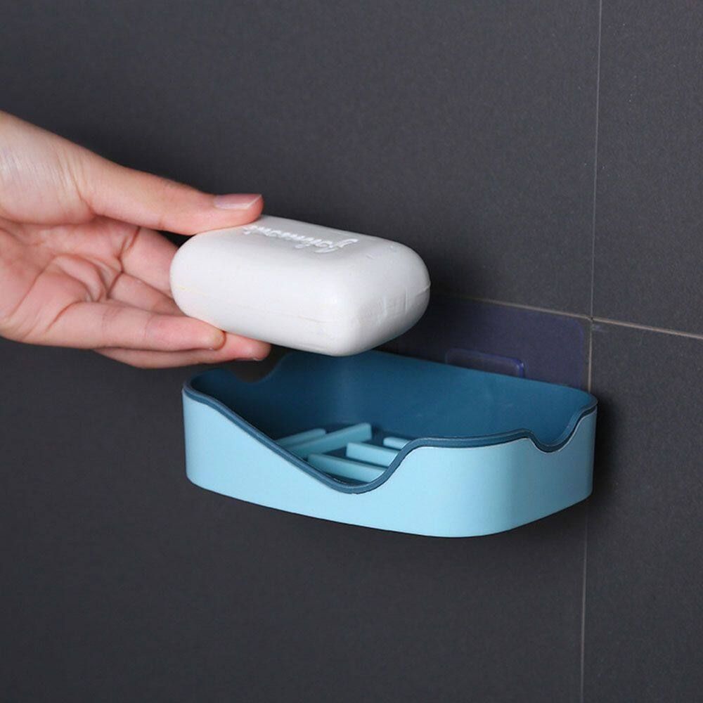 Wall Mounted Soap Dish Holder For Bathroom | Wall Mounted Soap Bar, Holder Rack For Shower Wall, Kitchen, Bathroom (Random Color) View Gallery - Pakistan