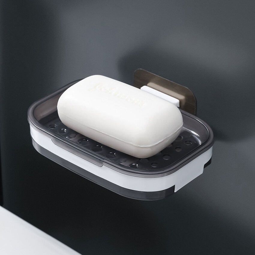 Wall Mounted Soap Holder with Draining Tray Holder For Bathroom | Bar, Holder Rack For Shower Wall, Kitchen, Bathroom(random color) View Gallery - Pakistan