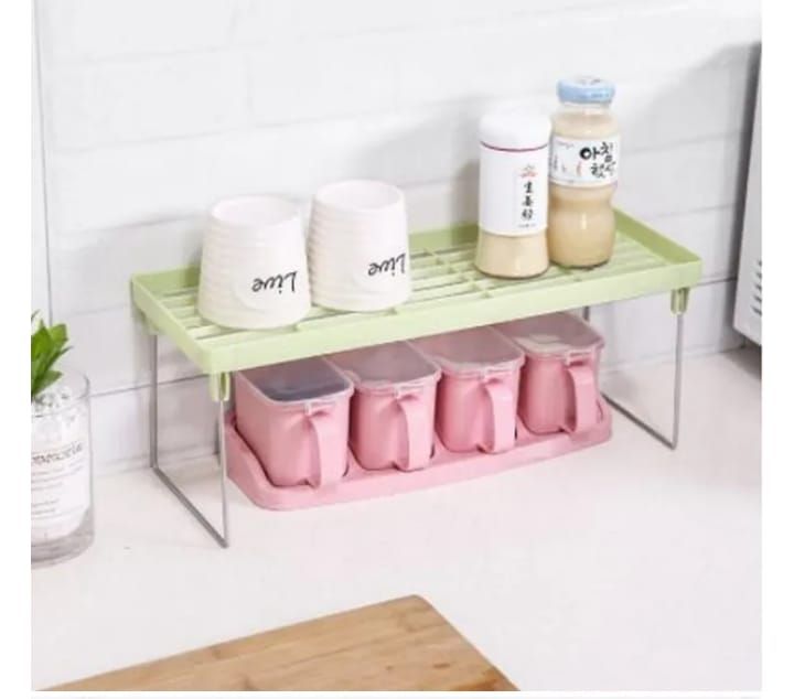 Folding Stack up shelf for spice jars Cabinet Shelves foldable Shelf Stand Spice Jars Rack Cupboard Storage Support Kitchen accessories Pantry Organizer View Gallery - Pakistan