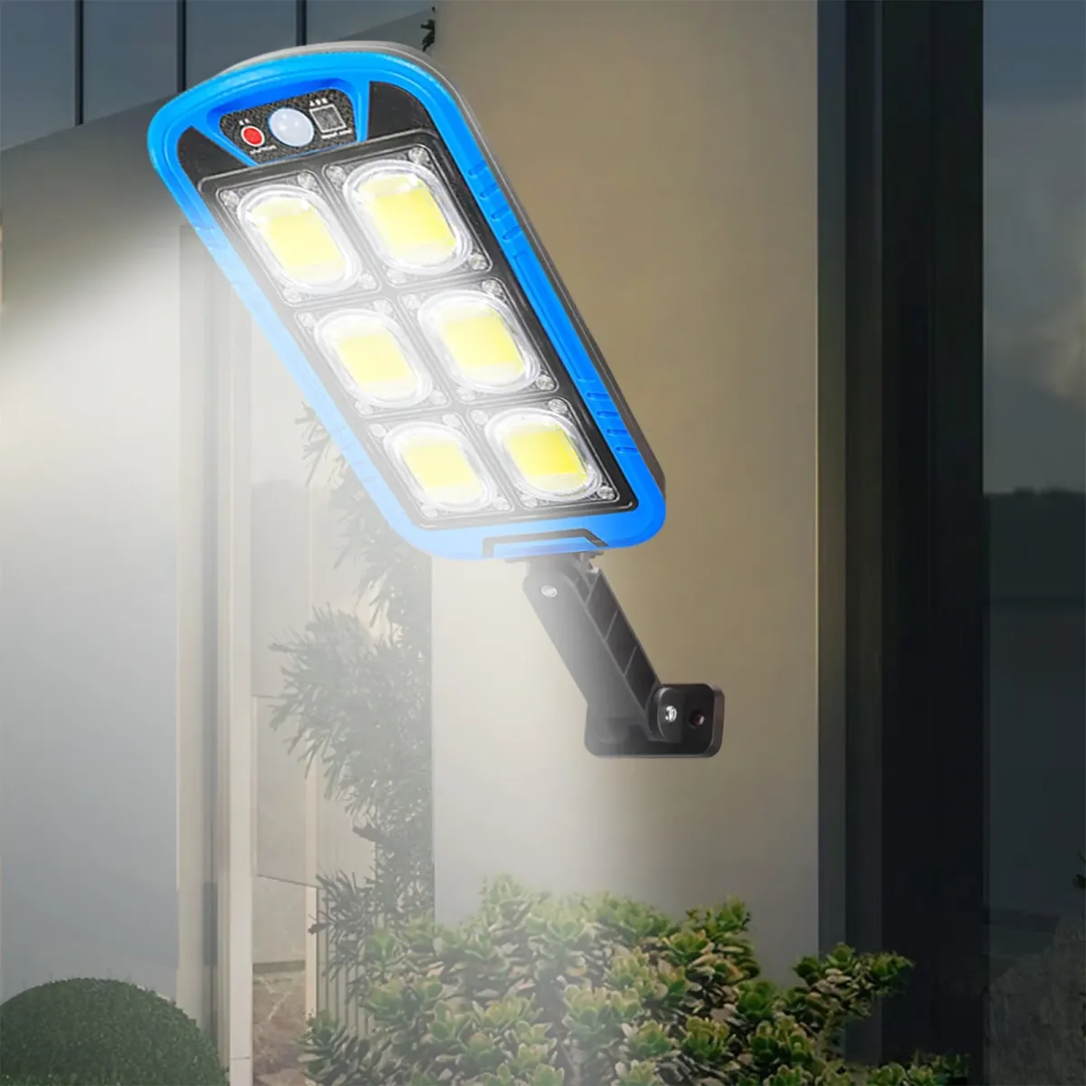 Solar Street COB Light With Sensor ZB-150B | Motion Sensor Security Streetlight for Parking Lot  Remote Control (Random color) View Gallery - Pakistan