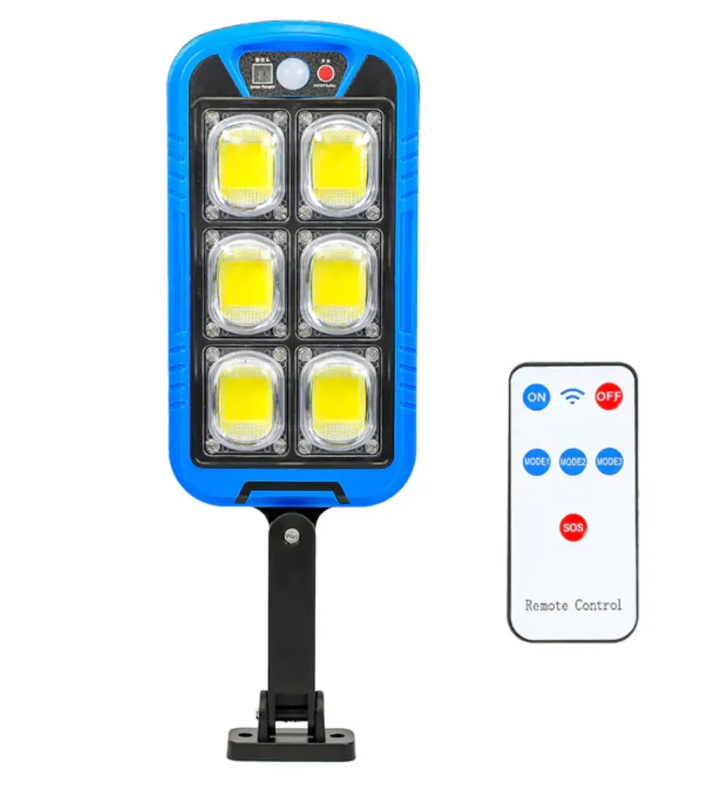 Solar Street COB Light With Sensor ZB-150B | Motion Sensor Security Streetlight for Parking Lot  Remote Control (Random color) View Gallery - Pakistan